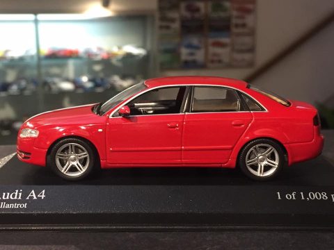 Audi A4,1:43 Minichamps - Model Cars Too